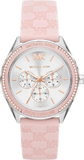  Shop Authentic Michael Kors Jessa Quartz Silver Dial Pink Silicone Strap Watch For Women - MK7268 - Luxxuri