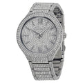  Shop Authentic Michael Kors Kerry Crystal Pave Silver Dial Silver Steel Strap Watch For Women - MK3359 - Luxxuri