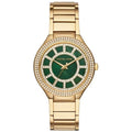  Shop Authentic Michael Kors Kerry Green Dial Gold Steel Strap Watch for Women - MK3409 - Luxxuri