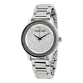  Shop Authentic Michael Kors Kinley Diamond Pave Silver Dial Silver Steel Strap Watch for Women - MK5996 - Luxxuri