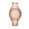  Shop Authentic Michael Kors Blair Chronograph Rose Gold Dial Two Tone Steel Strap Watch for Women - MK5943 - Luxxuri