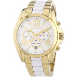  Shop Authentic Michael Kors Bradshaw Chronograph White Dial Two Tone Steel Strap Watch For Women - MK5743 - Luxxuri