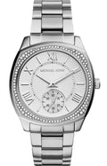  Shop Authentic Michael Kors Bryn Quartz Silver Dial Silver Steel Strap Watch For Women - MK6133 - Luxxuri