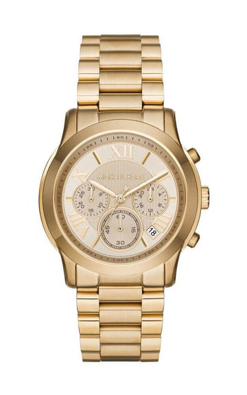  Shop Authentic Michael Kors Cooper Gold Dial Gold Steel Strap Watch for Women - MK6274 - Luxxuri
