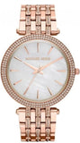  Shop Authentic Michael Kors Darci Mother of Pearl Dial Rose Gold Steel Strap Watch for Women - MK3220 - Luxxuri