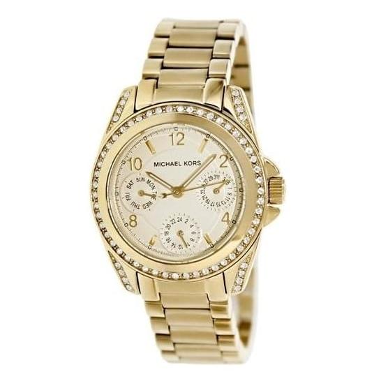 Shop Authentic Michael Kors Blair Gold Dial Gold Steel Strap Watch for Women - MK5639 - Luxxuri