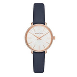  Shop Authentic Michael Kors Pyper Analog White Dial Black Leather Strap Watch For Women - MK2804 - Luxxuri