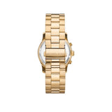  Shop Authentic Michael Kors Runway Chronograph Blue Dial Gold Steel Strap Watch For Women - MK7353 - Luxxuri