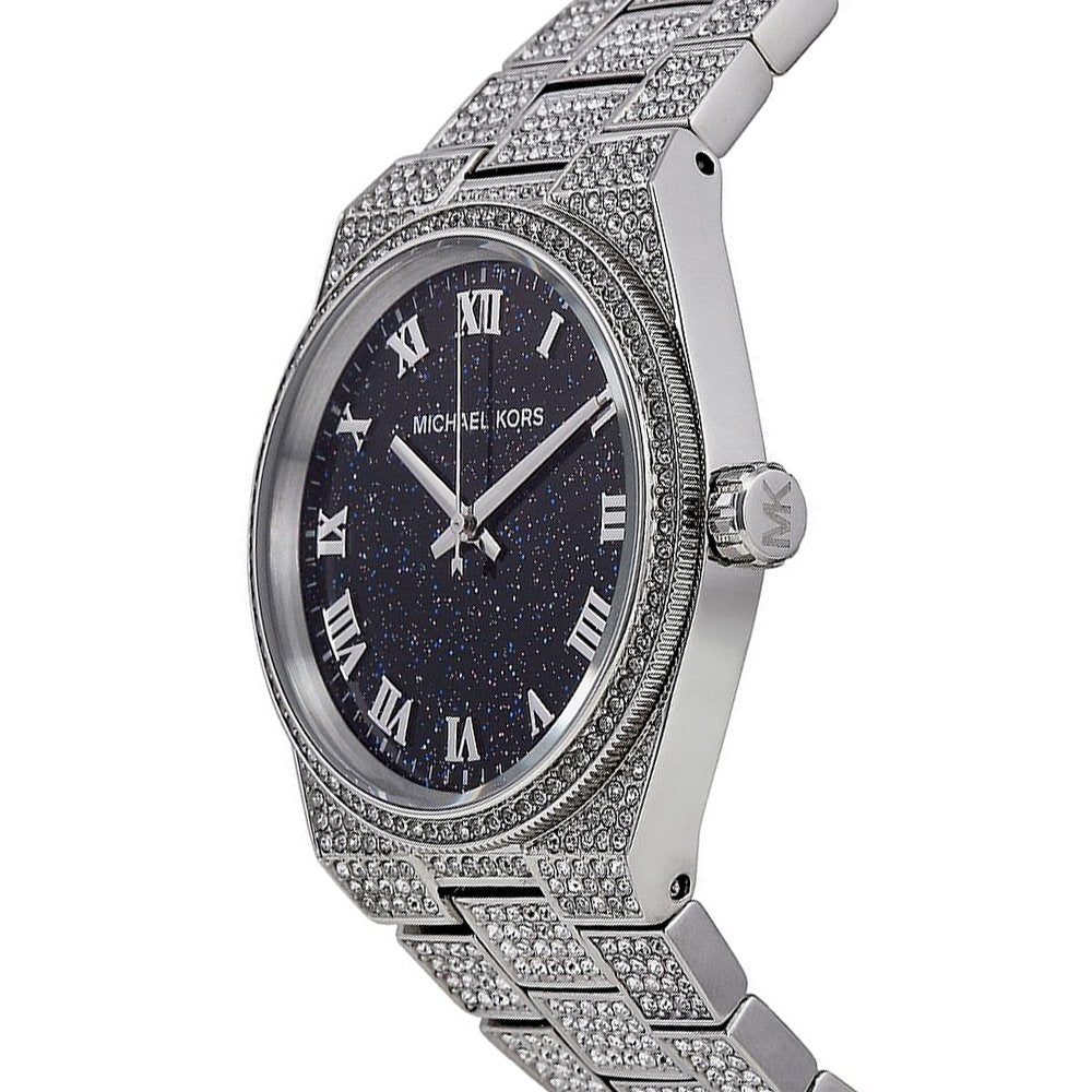  Shop Authentic Michael Kors Channing Diamonds Black Dial Silver Steel Strap Watch for Women - MK6089 - Luxxuri