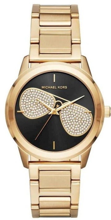  Shop Authentic Michael Kors Hartman Analog Quartz Black Dial Gold Steel Strap Watch For Women - MK3647 - Luxxuri