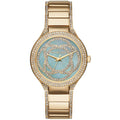  Shop Authentic Michael Kors Kerry Mother of Pearl Dial Gold Steel Strap Watch for Women - MK3481 - Luxxuri