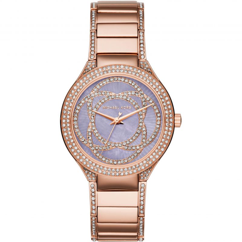  Shop Authentic Michael Kors Kerry Purple Dial Rose Gold Stainless Steel Strap Watch for Women - MK3482 - Luxxuri