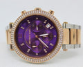  Shop Authentic Michael Kors Parker Chronograph Purple Dial Two Tone Steel Strap Watch For Women - MK6108 - Luxxuri