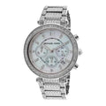  Shop Authentic Michael Kors Parker Mother of Pearl Dial Diamonds Silver Steel Strap Watch for Women - MK5572 - Luxxuri