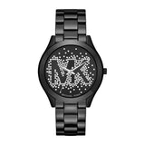  Shop Authentic Michael Kors Slim Runway Black Dial Black Steel Strap Watch for Women - MK3589 - Luxxuri
