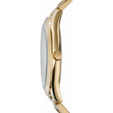  Shop Authentic Michael Kors Slim Runway Blue Dial Gold Steel Strap Watch for Women - MK3265 - Luxxuri
