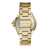  Shop Authentic Michael Kors Slim Runway Black Dial Gold Steel Strap Watch for Women - MK3803 - Luxxuri