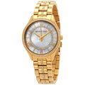  Shop Authentic Michael Kors Lauryn Mother of Pearl White Dial Gold Steel Strap Watch for Women - MK3899 - Luxxuri
