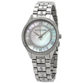  Shop Authentic Michael Kors Lauryn Mother of Pearl Dial Silver Steel Strap Watch for Women - MK3900 - Luxxuri