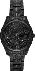  Shop Authentic Michael Kors Lauryn Analog Crystals Black Dial Black Steel Strap Watch For Women - MK3980 - Luxxuri