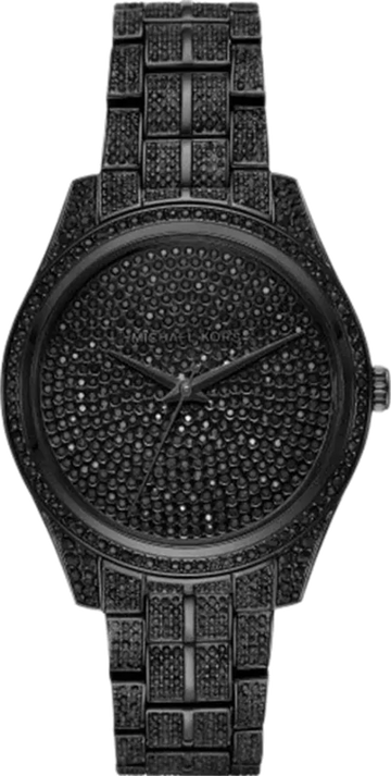  Shop Authentic Michael Kors Lauryn Analog Crystals Black Dial Black Steel Strap Watch For Women - MK3980 - Luxxuri