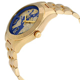  Shop Authentic Michael Kors Layton Pave Blue Dial Gold Steel Strap Watch for Women - MK6243 - Luxxuri