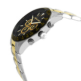  Shop Authentic Michael Kors Layton Chronograph Black Dial Two Tone Steel Strap Watch For Men - MK8784 - Luxxuri