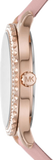 Shop Authentic Michael Kors Layton Three-Hand White Dial Pink Leather Strap Watch for Women - MK2909 - Luxxuri