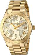  Shop Authentic Michael Kors Layton Chronograph Gold Dial Gold Steel Strap Watch for Women - MK5959 - Luxxuri