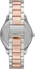  Shop Authentic Michael Kors Layton Three Hand Mother of Pearl White Dial Two Tone Steel Strap Watch For Women - MK6849 - Luxxuri