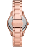  Shop Authentic Michael Kors Layton Three Hand Red Dial Rose Gold Steel Strap Watch For Women - MK6893 - Luxxuri