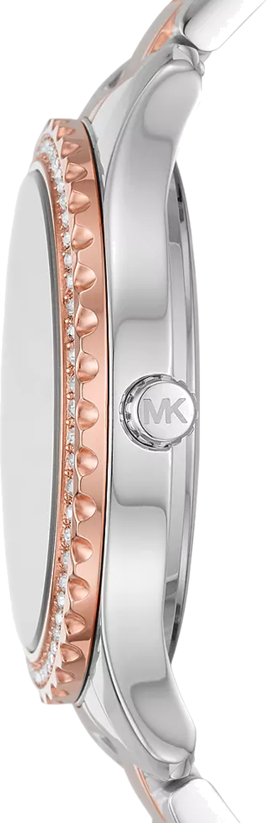  Shop Authentic Michael Kors Layton Three Hand Pink Dial Two Tone Steel Strap Watch For Women - MK6894 - Luxxuri