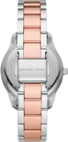  Shop Authentic Michael Kors Layton Three Hand Pink Dial Two Tone Steel Strap Watch For Women - MK6894 - Luxxuri