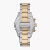  Shop Authentic Michael Kors Layton Chronograph Black Dial Two Tone Steel Strap Watch For Men - MK8784 - Luxxuri