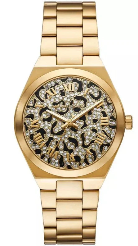  Shop Authentic Michael Kors Lennox Three-Hand Gold Dial Gold Steel Strap Watch for Women - MK7500 - Luxxuri