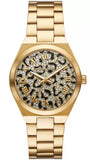  Shop Authentic Michael Kors Lennox Three-Hand Gold Dial Gold Steel Strap Watch for Women - MK7500 - Luxxuri
