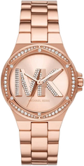  Shop Authentic Michael Kors Lennox Three Hand Rose Gold Dial Rose Gold Steel Strap Watch For Women - MK1063 - Luxxuri