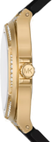  Shop Authentic Michael Kors Lennox Three Hand Crystals Silver Dial Black Silicone Strap Watch For Women - MK7247 - Luxxuri