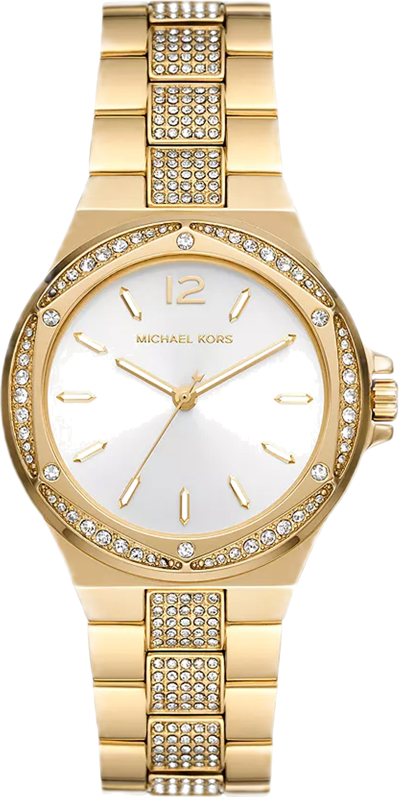  Shop Authentic Michael Kors Lenox Three Hand Silver Dial Gold Steel Strap Watch For Women - MK7361 - Luxxuri