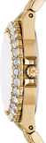  Shop Authentic Michael Kors Lennox Quartz Green Dial Gold Steel Strap Watch For Women - MK7395 - Luxxuri