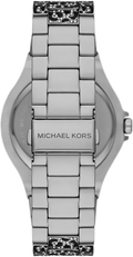 Michael Kors Lennox Analog Crystals Silver Dial Silver Steel Strap Watch For Women - MK7408