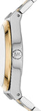  Shop Authentic Michael Kors Lennox Three-Hand White Dial Two Tone Steel Strap Watch for Women - MK7464 - Luxxuri