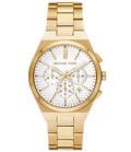  Shop Authentic Michael Kors Lennox Chronograph White Dial Gold Steel Strap Watch For Men - MK9120 - Luxxuri