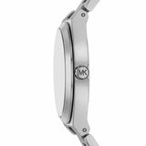  Shop Authentic Michael Kors Lennox Three Hand Silver Dial Silver Steel Strap Watch For Women - MK7393 - Luxxuri