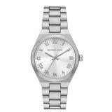  Shop Authentic Michael Kors Lennox Three Hand Silver Dial Silver Steel Strap Watch For Women - MK7393 - Luxxuri