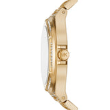  Shop Authentic Michael Kors Lennox Three Hand Crystals White Dial Gold Steel Strap Watch For Women - MK6991 - Luxxuri