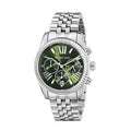  Shop Authentic Michael Kors Lexington Quartz Green Dial Silver Steel Strap Watch For Women - MK6222 - Luxxuri