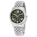  Shop Authentic Michael Kors Lexington Quartz Green Dial Silver Steel Strap Watch For Women - MK6222 - Luxxuri