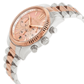  Shop Authentic Michael Kors Lexington Chronograph Rose Gold Dial Two Tone Steel Strap Watch For Women - MK7219 - Luxxuri