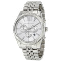  Shop Authentic Michael Kors Lexington Silver Dial Silver Steel Strap Watch for Men - MK8405 - Luxxuri
